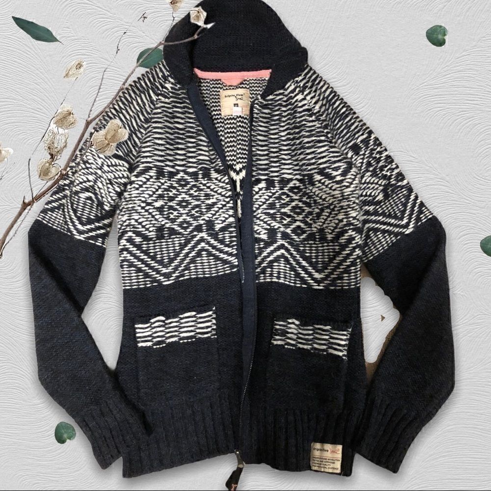 Triple Five Soul Acrylic/Wool Full Zip